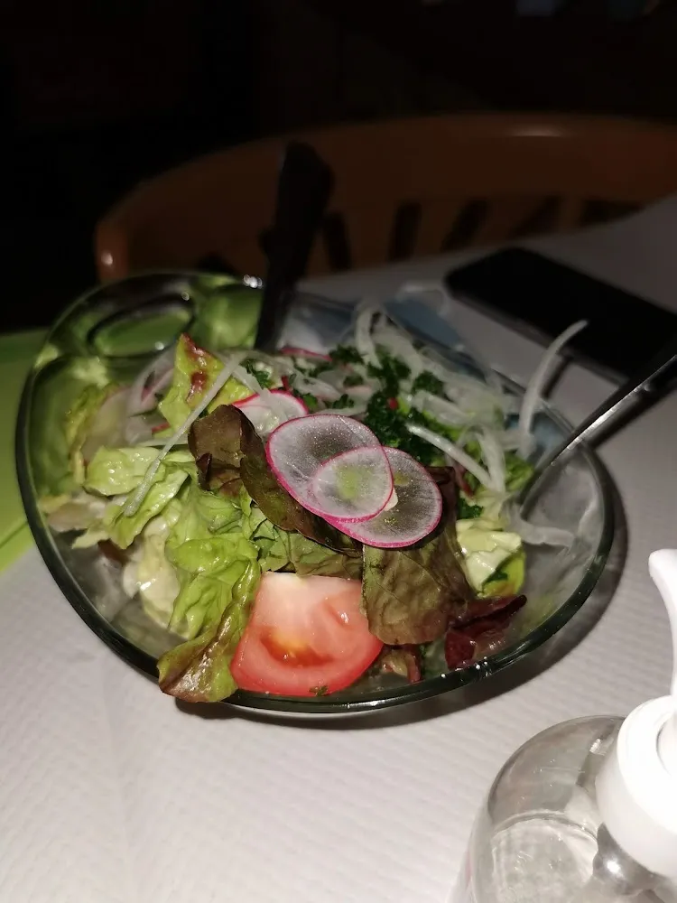 Salade Verte Avec Le Carpaccio